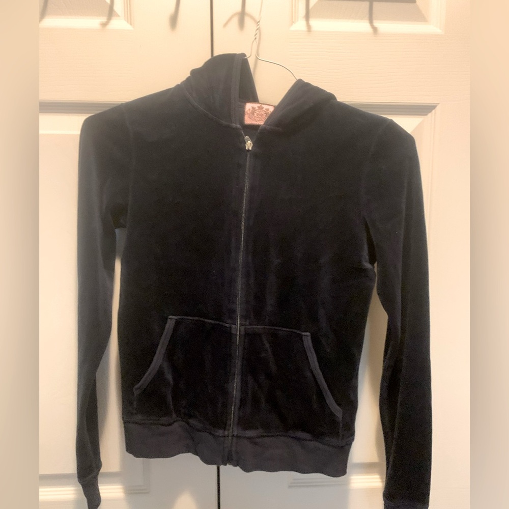 Juicy Couture Kids Navy Zip-Up Jacket